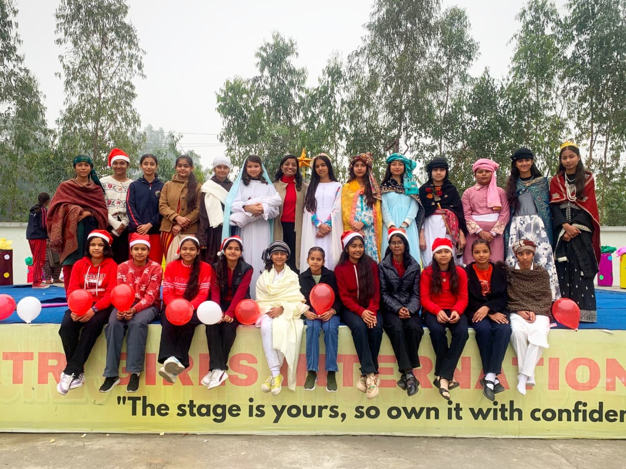 The Nativity of Jesus play performed by students on the occasion of Christmas 2025