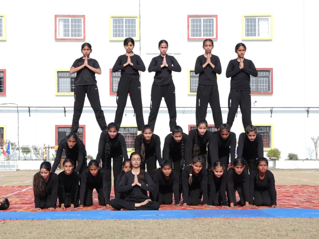 Yoga Act at Udaan'25 - Annual Sports Event